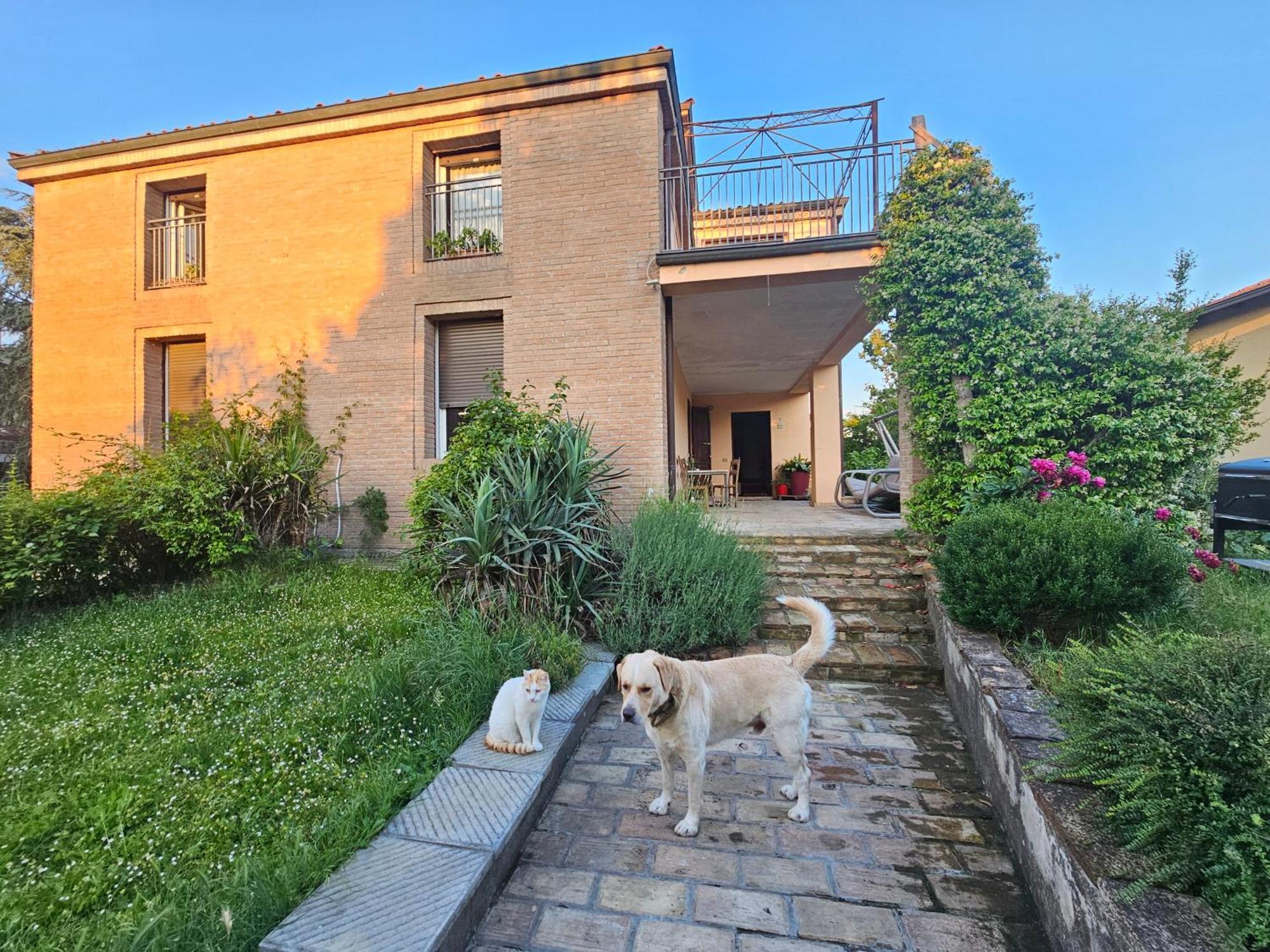 Casa Vincenzo 130 Mq Con Portico Ed Ingresso Esclusivo Dal Giardino Villa Felino Kültér fotó
